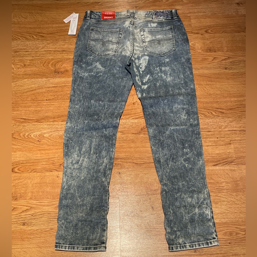 Elle Skinny Acid Washed Jeans - Picture 2 of 13